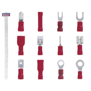 Sealey RTSET Clip Strip Deal - Red Terminals