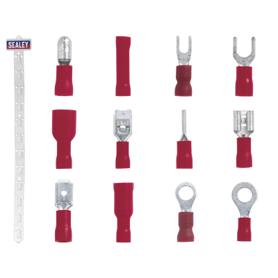 Sealey RTSET Clip Strip Deal - Red Terminals