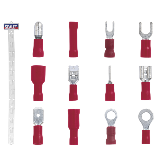 Sealey RTSET Clip Strip Deal - Red Terminals