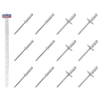 Sealey RVSET Clip Strip Deal - Aluminium Rivets