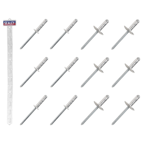 Sealey RVSET Clip Strip Deal - Aluminium Rivets
