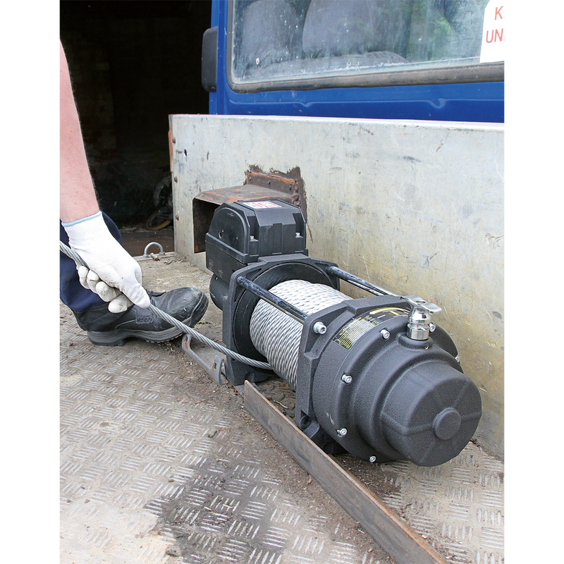 Sealey RW8180 Premier Industrial Recovery Winch 8180kg (18000lb) Line Pull 12V - additional view 8