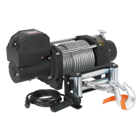Sealey RW8180 Premier Industrial Recovery Winch 8180kg (18000lb) Line Pull 12V