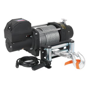 Sealey RW8180 Premier Industrial Recovery Winch 8180kg (18000lb) Line Pull 12V