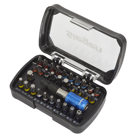 Sealey S01035 Siegen Colour-Coded Power Tool Bit Set 32pc - additional view 2