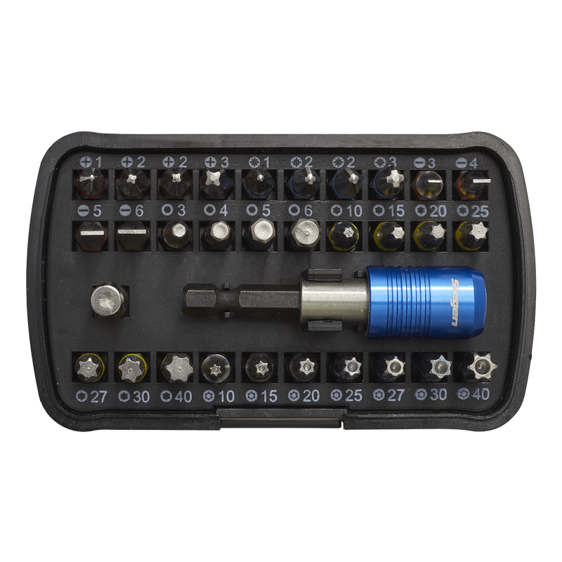 Sealey S01035 Siegen Colour-Coded Power Tool Bit Set 32pc - additional view 3