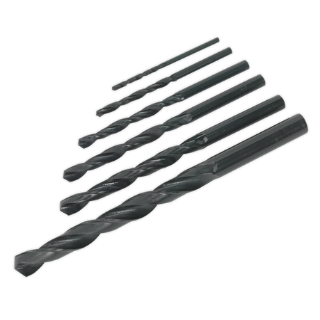 Sealey S01039 Siegen HSS Drill Bit Set 6pc - DIN 338
