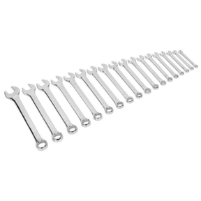 Sealey S01052 Siegen Combination Spanner Set 18pc