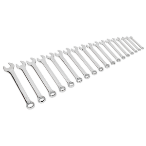 Sealey S01052 Siegen Combination Spanner Set 18pc