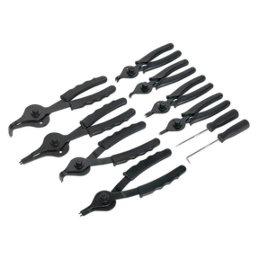Sealey S01064 Siegen Internal/External Circlip Pliers Set 10pc