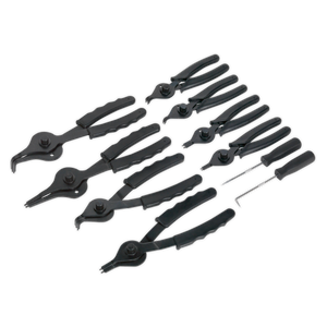 Sealey S01064 Siegen Internal/External Circlip Pliers Set 10pc