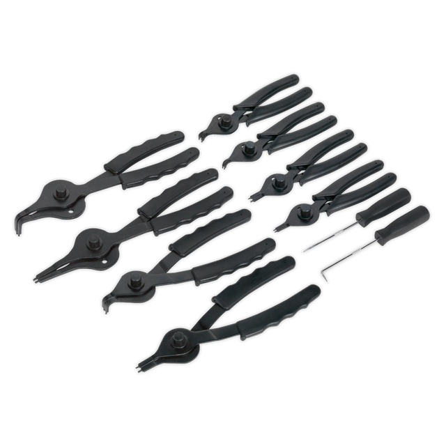 Sealey S01064 Siegen Internal/External Circlip Pliers Set 10pc