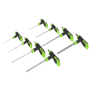 Sealey S01069 Siegen T-Handle Ball-End Hex Key Set 8pc