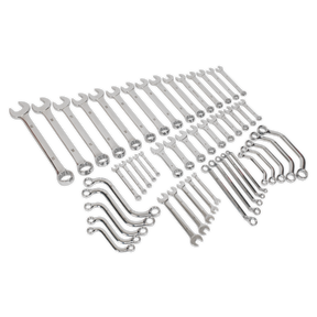 Sealey S01084 Siegen Multipurpose Spanner Set 50pc