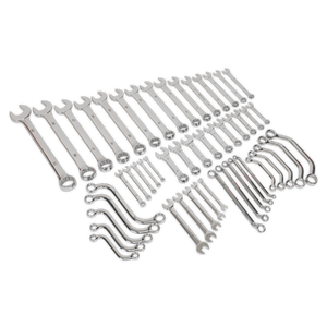Sealey S01084 Siegen Multipurpose Spanner Set 50pc