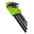 Sealey S01091 Siegen Long Hex Key Set 9pc