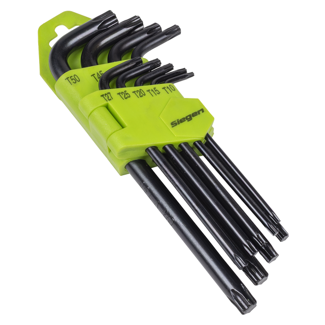 Sealey S01095 Long TRX-Star* Key Set 9pc