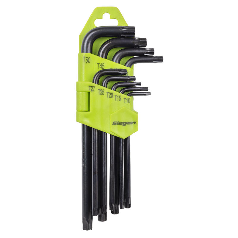 Sealey S01095 Long TRX-Star* Key Set 9pc - additional view 3