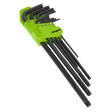 Sealey S01096 Siegen Extra-Long TRX-Star* Key Set 9pc