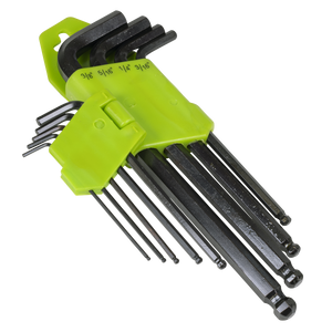 Sealey S01098 Siegen Imperial Long Ball-End Hex Key Set 9pc - additional view 3