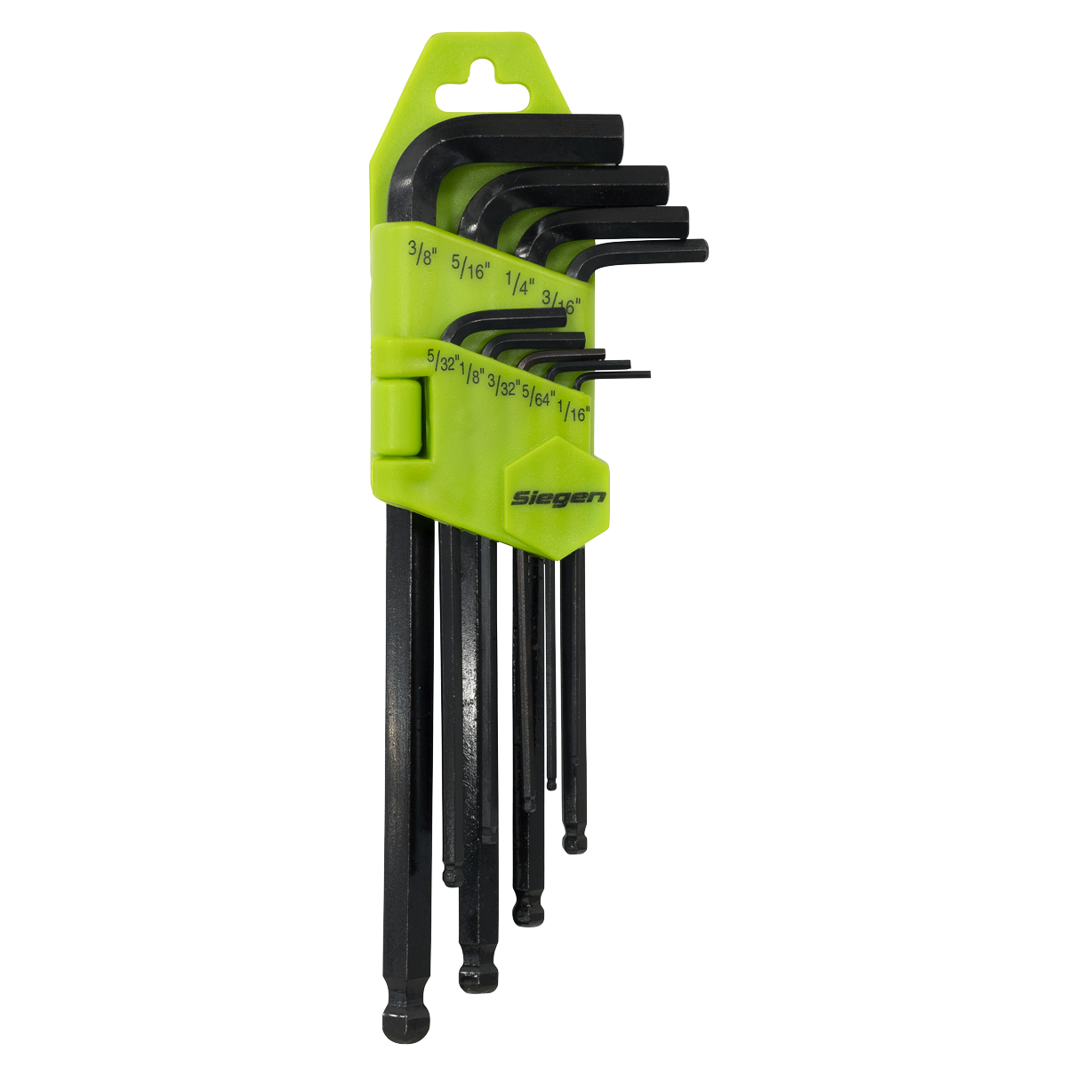 Sealey S01098 Siegen Imperial Long Ball-End Hex Key Set 9pc - additional view 4
