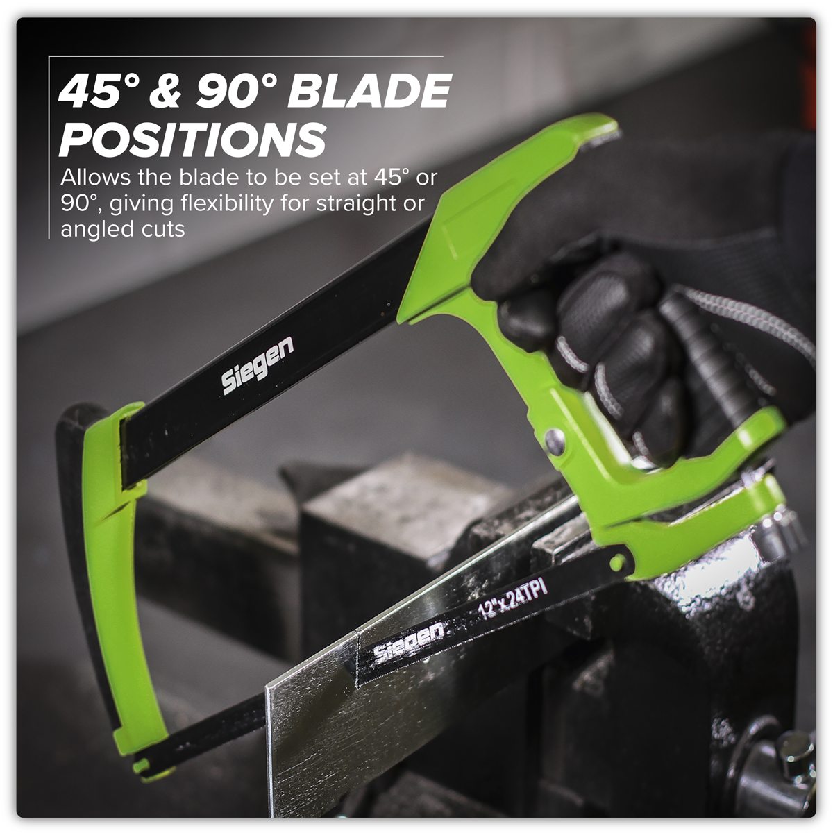 Sealey S01101 Siegen Engineer's Hacksaw 300mm - additional view 4