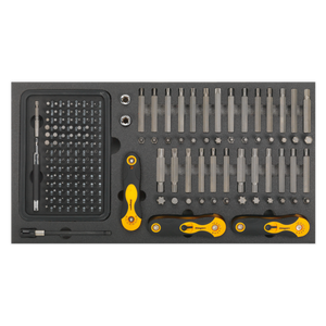 Sealey S01126 Siegen Specialised Bit Set & Folding Hex Keys with Tool Tray 192pc - additional view 6