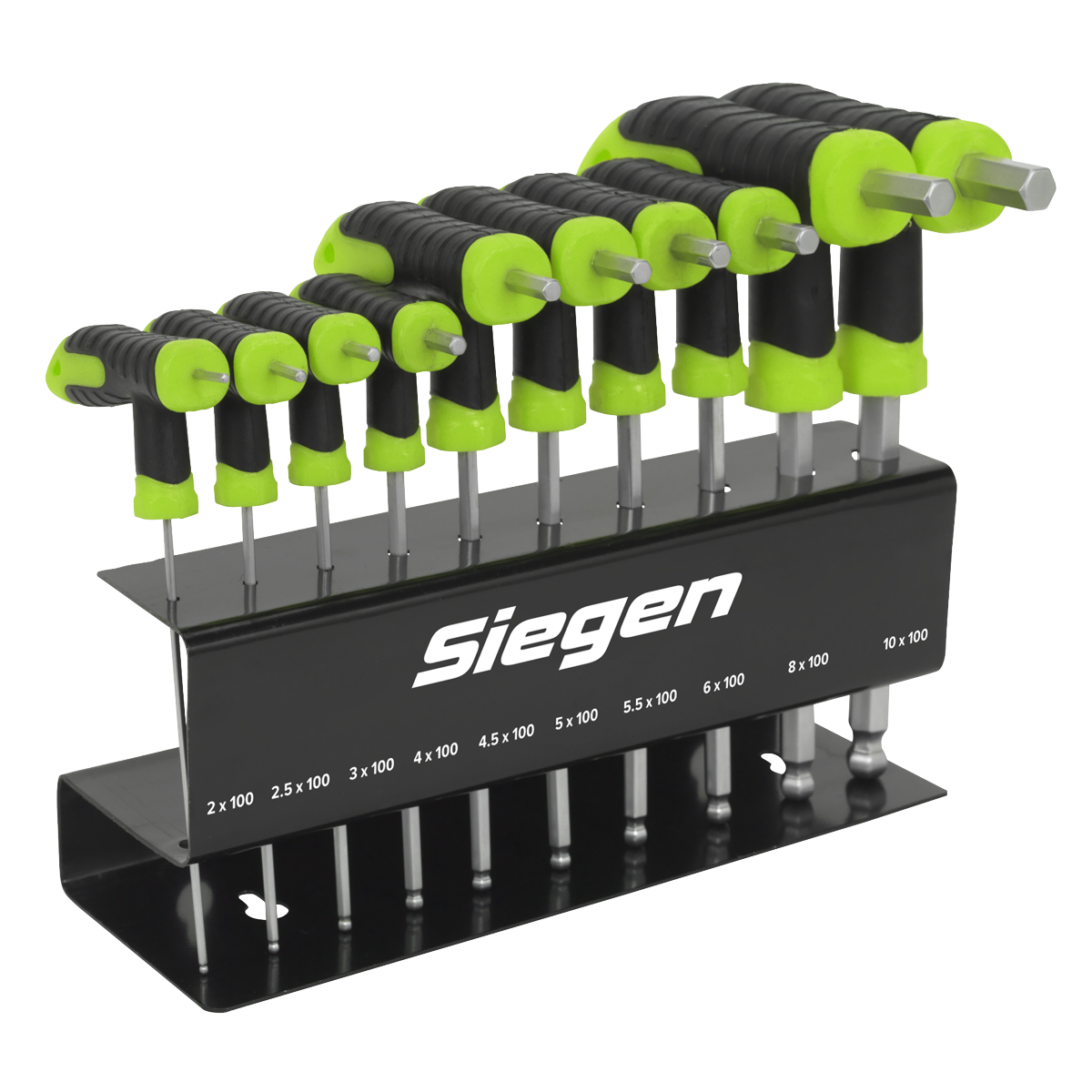 Sealey S01150 Siegen T-Handle Ball-End Hex Key Set 10pc - additional view 4
