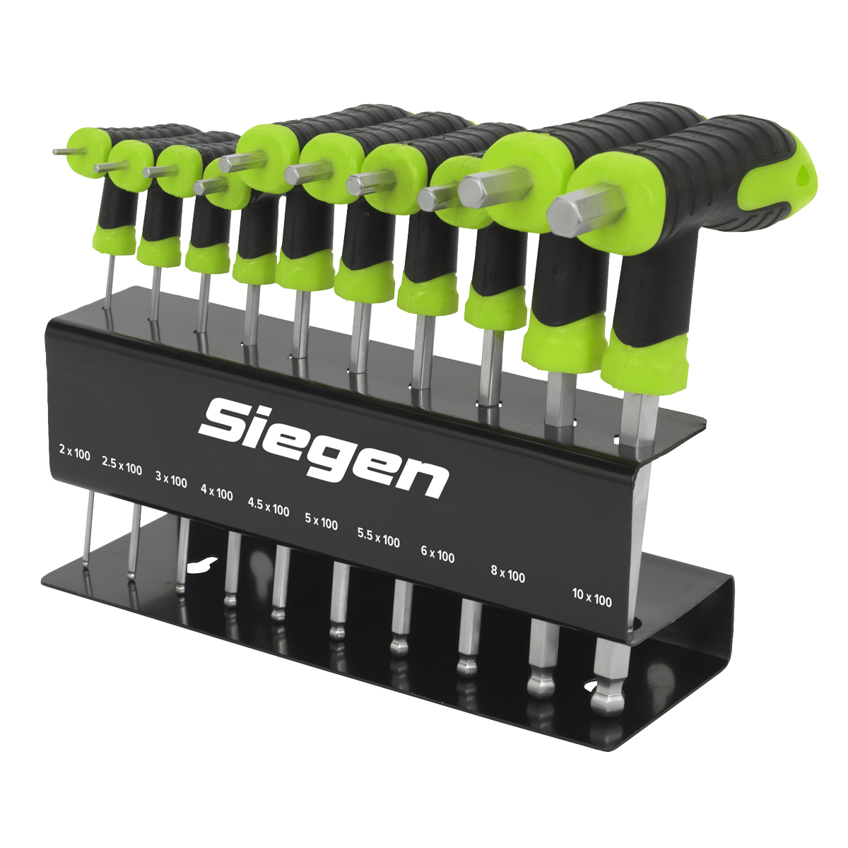 Sealey S01150 Siegen T-Handle Ball-End Hex Key Set 10pc - additional view 5