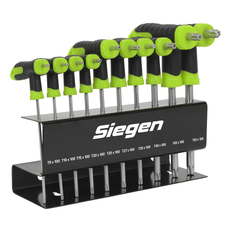 Sealey S01151 Siegen T-Handle TRX-Star* Key Set 10pc