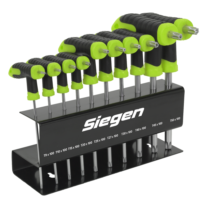 Sealey S01151 Siegen T-Handle TRX-Star* Key Set 10pc - additional view 4