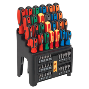 Sealey S01152 Siegen Screwdriver, Bit & Nut Driver Set 61pc