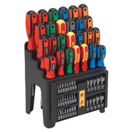 Sealey S01152 Siegen Screwdriver, Bit & Nut Driver Set 61pc