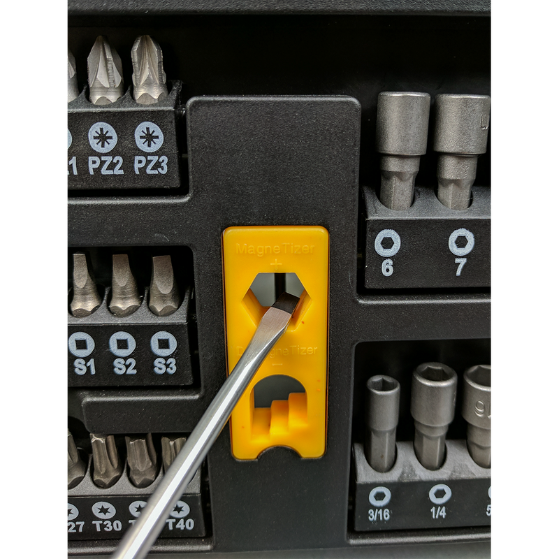 Sealey S01152 Siegen Screwdriver, Bit & Nut Driver Set 61pc - additional view 6