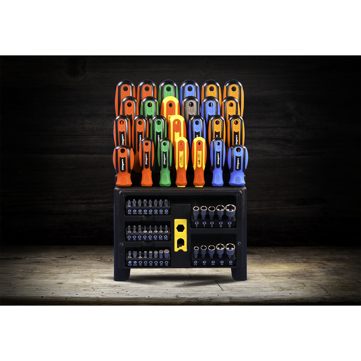 Sealey S01152 Siegen Screwdriver, Bit & Nut Driver Set 61pc - additional view 3