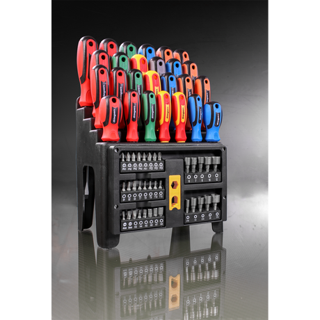 Sealey S01152 Siegen Screwdriver, Bit & Nut Driver Set 61pc - additional view 2