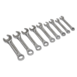 Sealey S01157 Siegen Stubby Combination Spanner Set 9pc