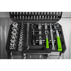Sealey S01210 Siegen Socket Set 1/4" & 1/2"Sq Drive 94pc - additional view 7