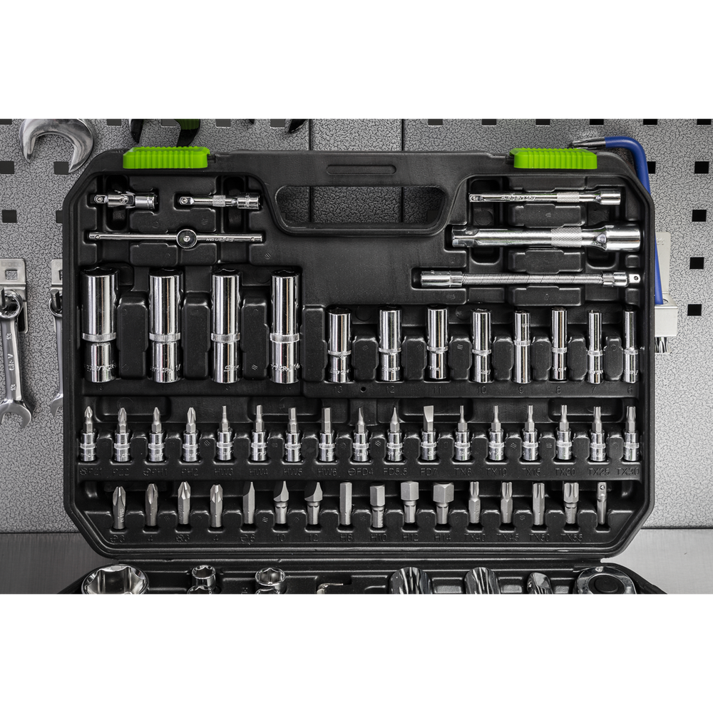 Sealey S01210 Siegen Socket Set 1/4" & 1/2"Sq Drive 94pc - additional view 5