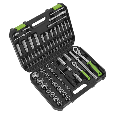 Sealey S01210 Siegen Socket Set 1/4" & 1/2"Sq Drive 94pc