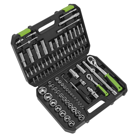 Sealey S01210 Siegen Socket Set 1/4" & 1/2"Sq Drive 94pc