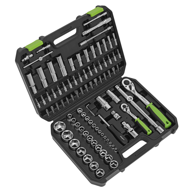 Sealey S01210 Siegen Socket Set 1/4" & 1/2"Sq Drive 94pc