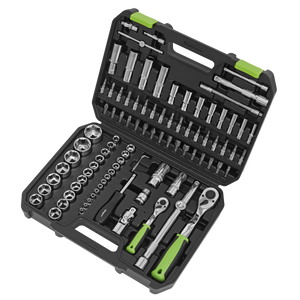 Sealey S01210 Siegen Socket Set 1/4" & 1/2"Sq Drive 94pc - additional view 3