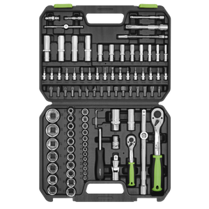 Sealey S01210 Siegen Socket Set 1/4" & 1/2"Sq Drive 94pc - additional view 4