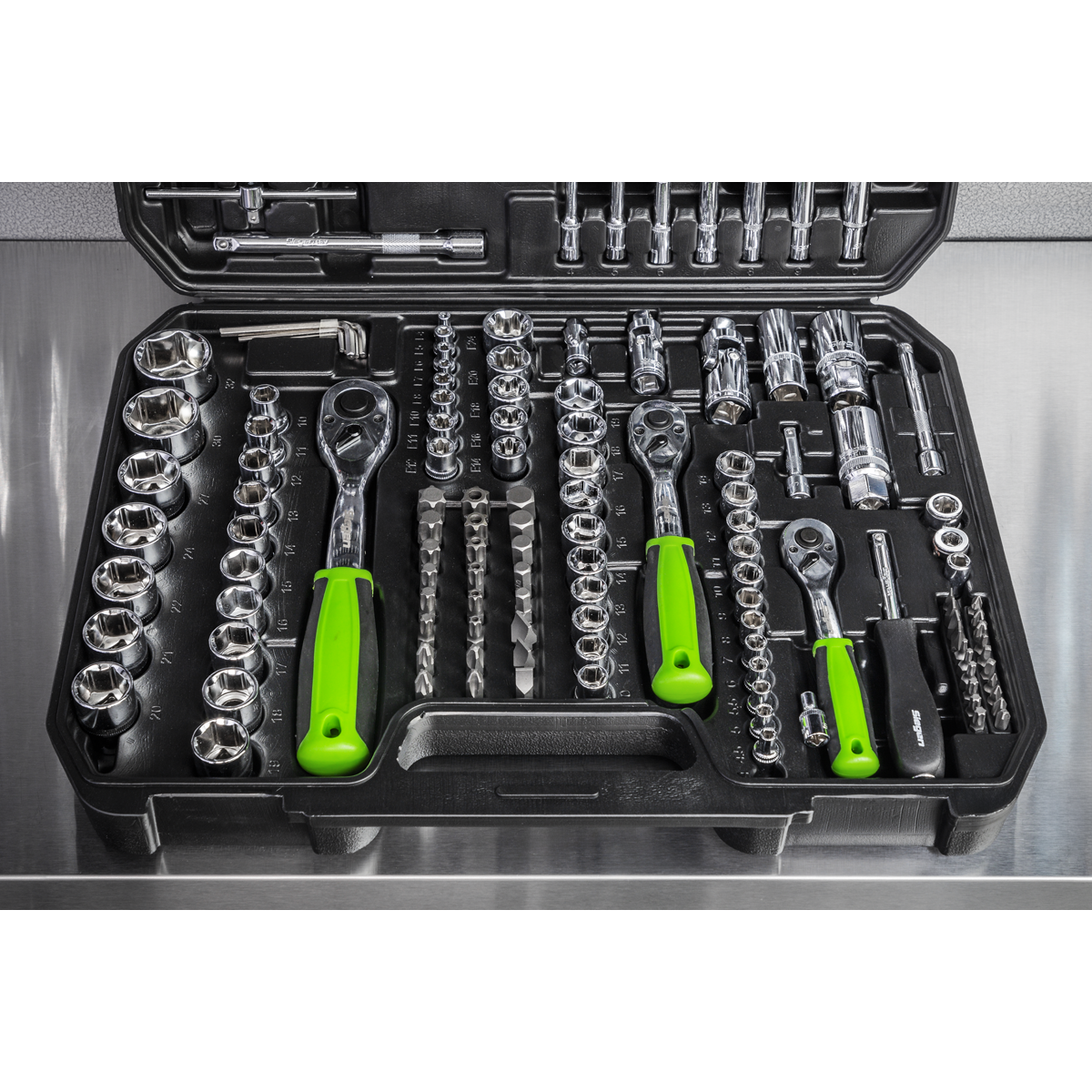 Sealey S01211 Siegen Socket Set 1/4", 3/8" & 1/2"Sq Drive 171pc - additional view 4