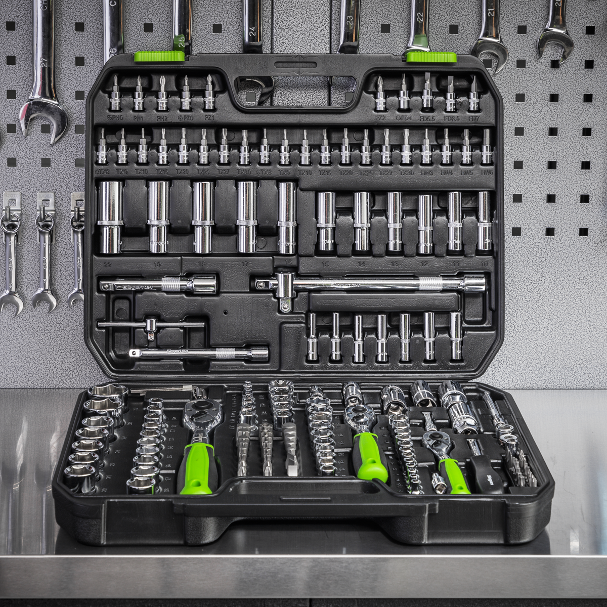 Sealey S01211 Siegen Socket Set 1/4", 3/8" & 1/2"Sq Drive 171pc - additional view 7