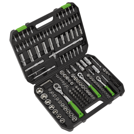 Sealey S01211 Siegen Socket Set 1/4", 3/8" & 1/2"Sq Drive 171pc