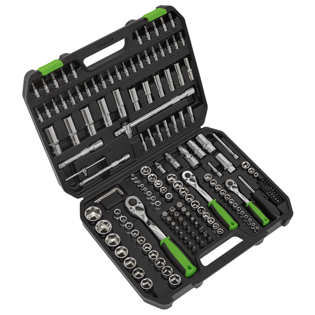 Sealey S01211 Siegen Socket Set 1/4", 3/8" & 1/2"Sq Drive 171pc