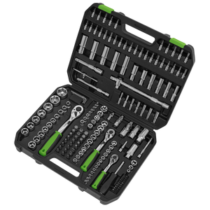 Sealey S01211 Siegen Socket Set 1/4", 3/8" & 1/2"Sq Drive 171pc - additional view 2