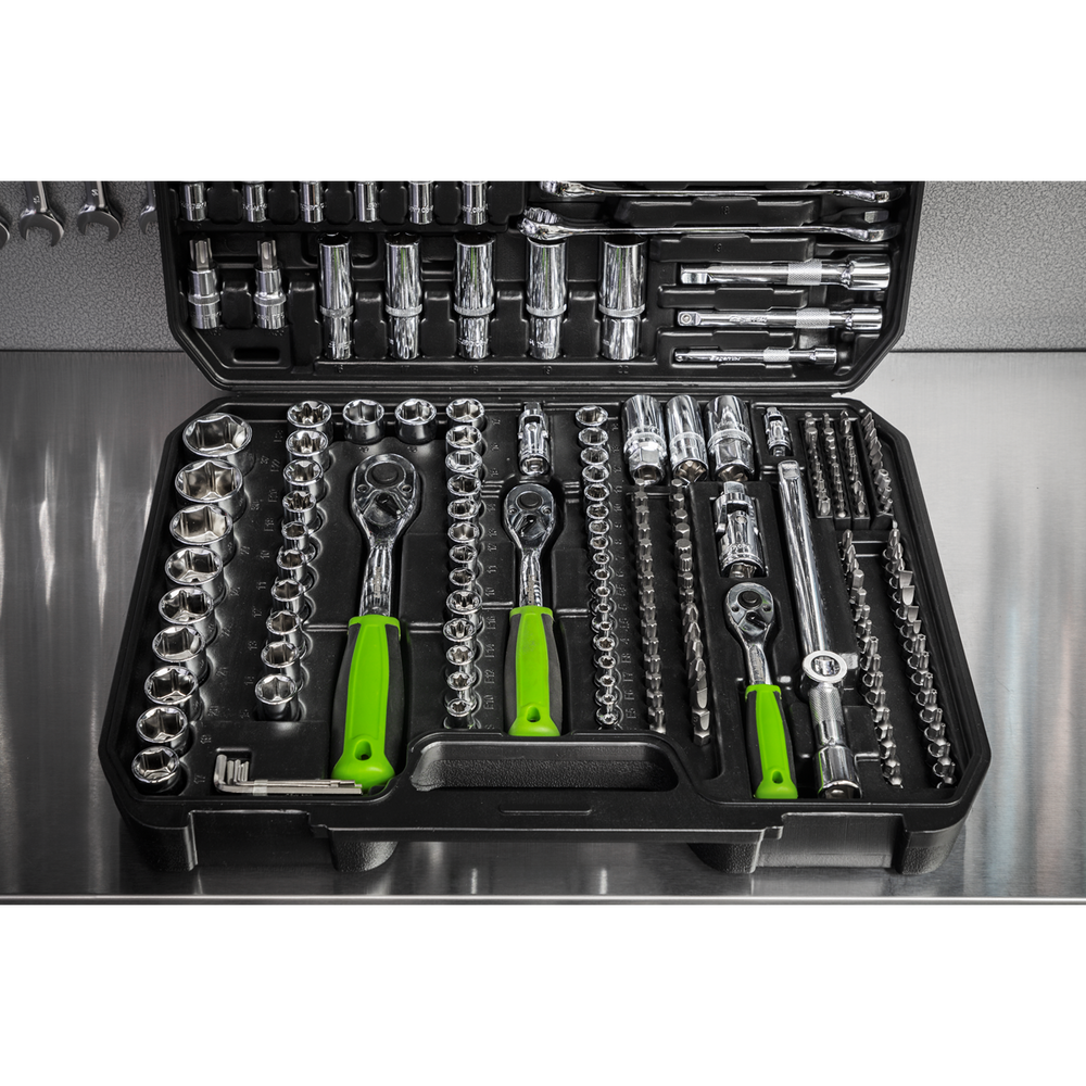 Sealey S01212 Siegen Socket Set 1/4", 3/8" & 1/2"Sq Drive 219pc - additional view 5
